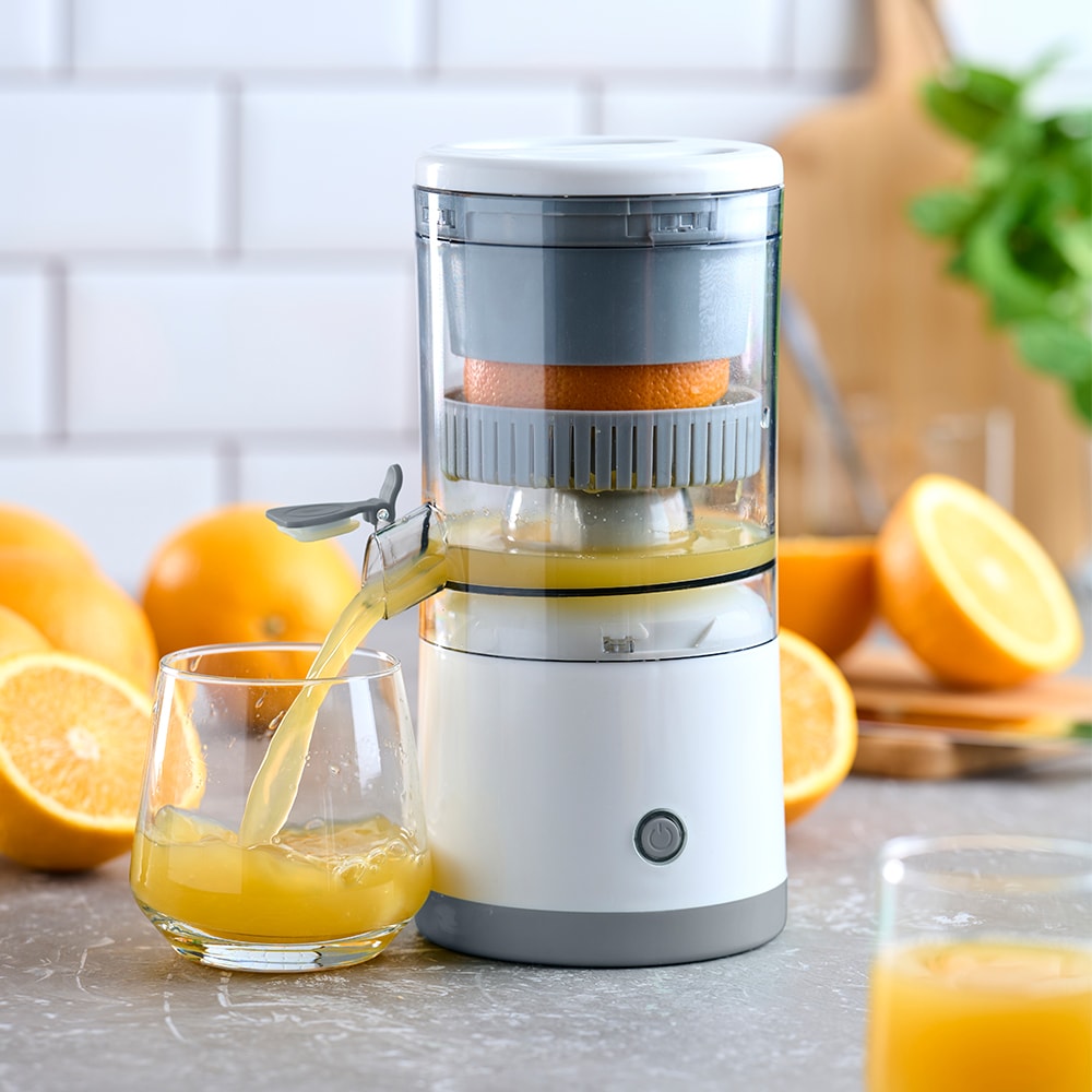 Elektrisk juicepresse 30W med USB-lading og kompakt design