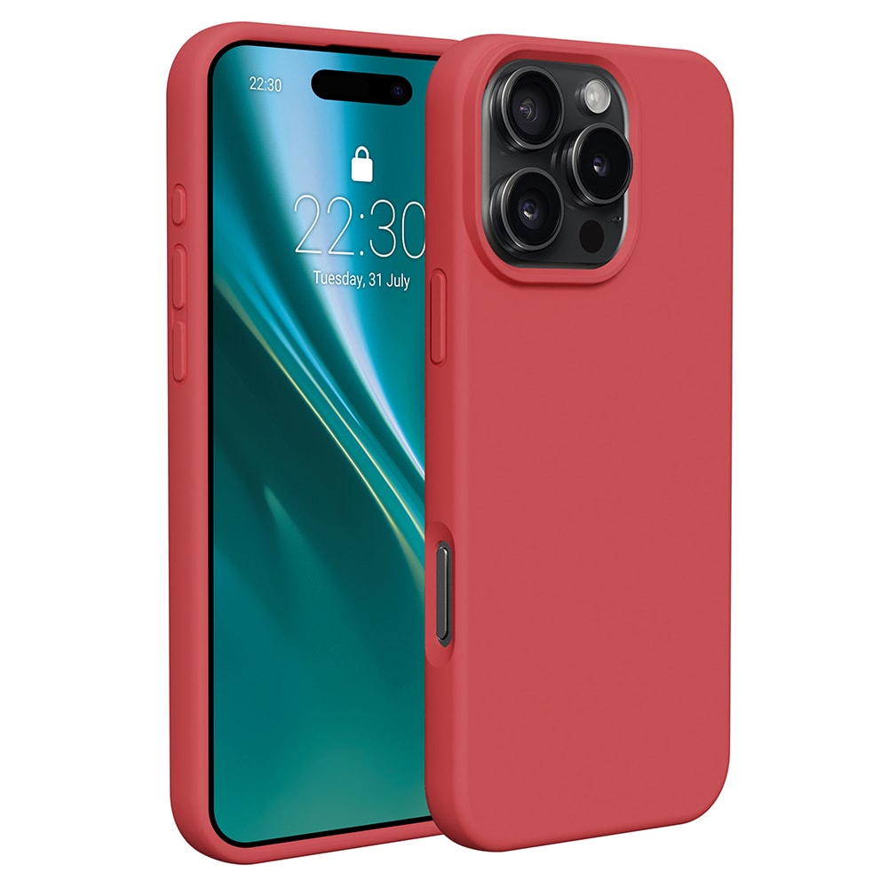 Etteri Silikonskall for iPhone 16 Pro - Raspberry