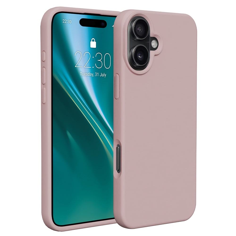 Etteri Silikonskall for iPhone 16 Plus - Rosa