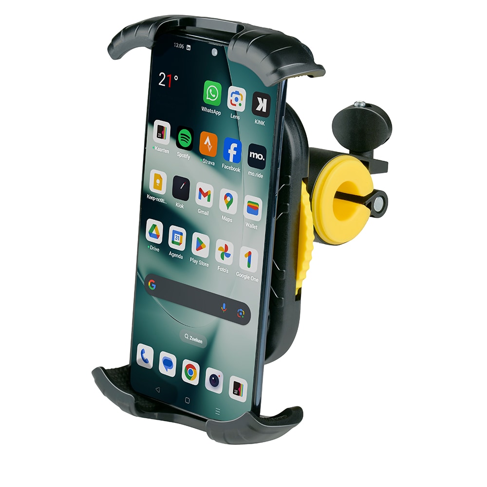 Dunlop mobiltelefonholder for sykkel med justerbar design