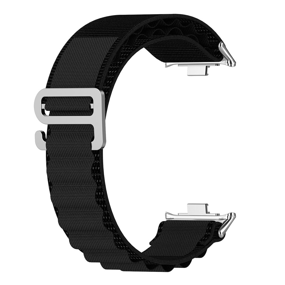 Nylonarmbånd for Xiaomi Redmi Watch 4 / Watch Band 8 Pro / 9 Pro - Svart