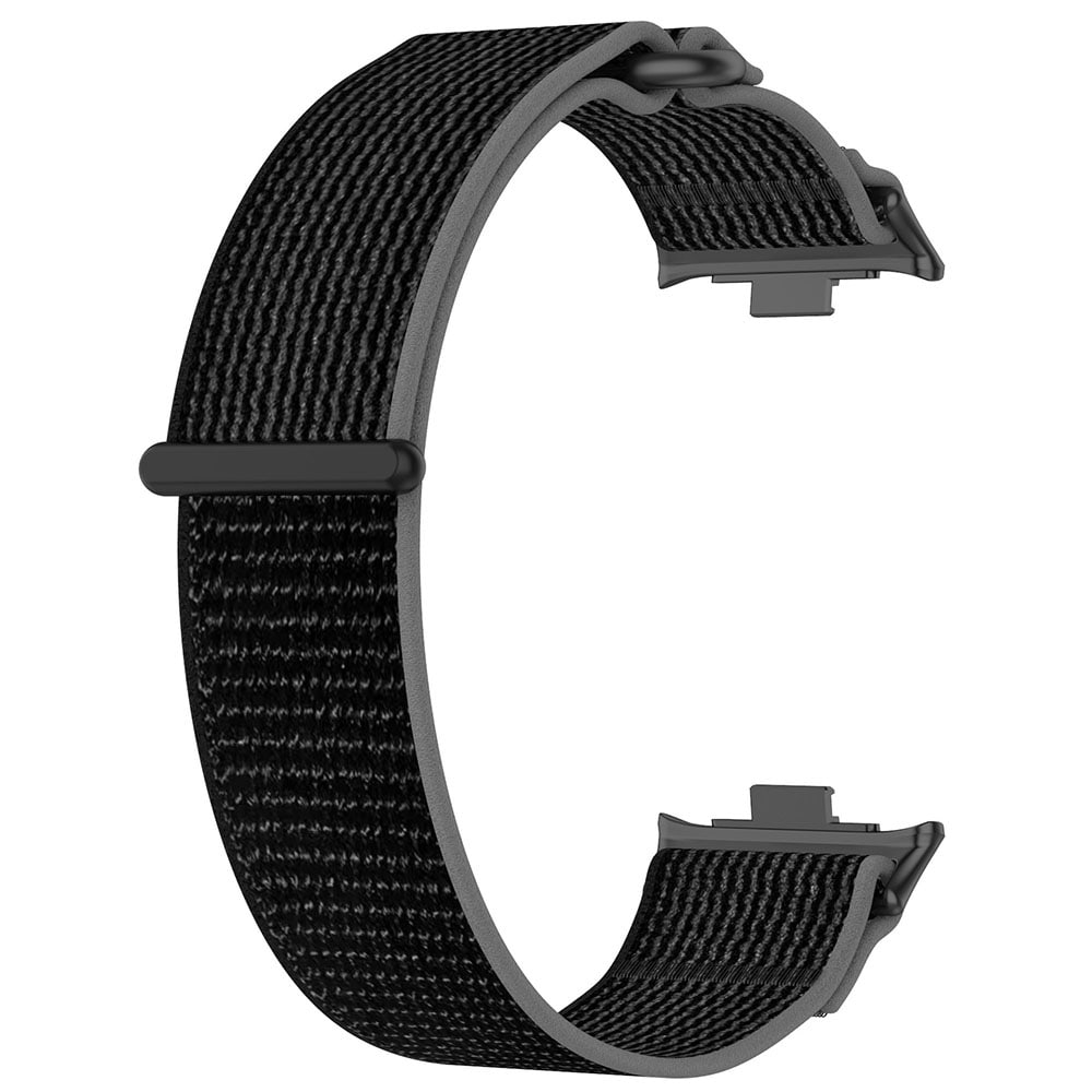 Nylonarmbånd for Xiaomi Redmi Watch 4 / Watch Band 8 Pro / 9 Pro - Svart/Grå