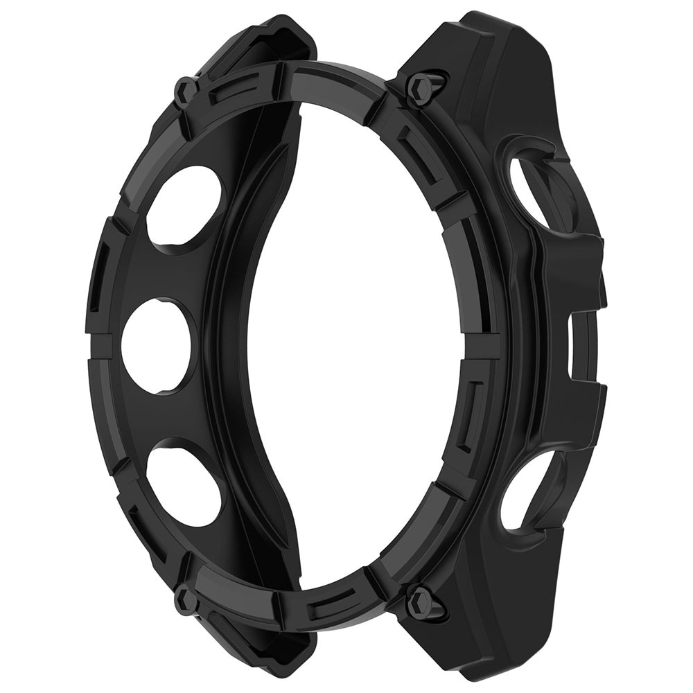 Beskyttende skall med skjermbeskytter for Garmin Fenix 8 47mm - Svart