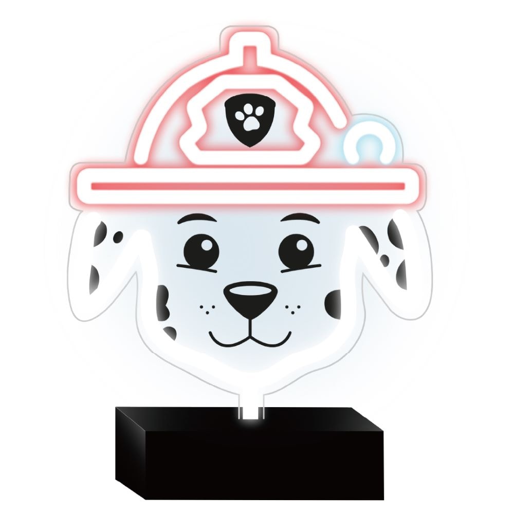 Paw Patrol LED Neon-skilt til fots - Marshall