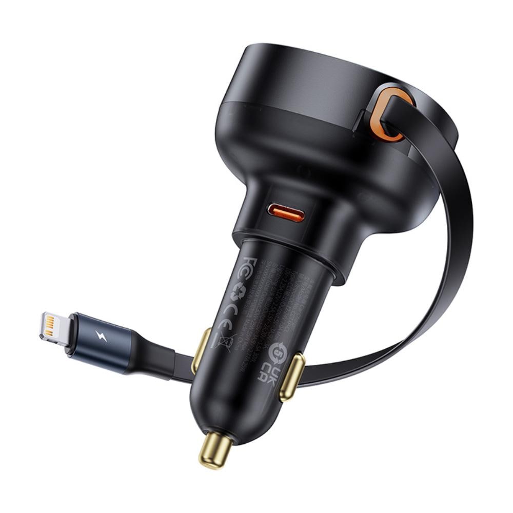 Baseus Enjoyment Pro billader 60 W med uttrekkbar USB-C-kabel