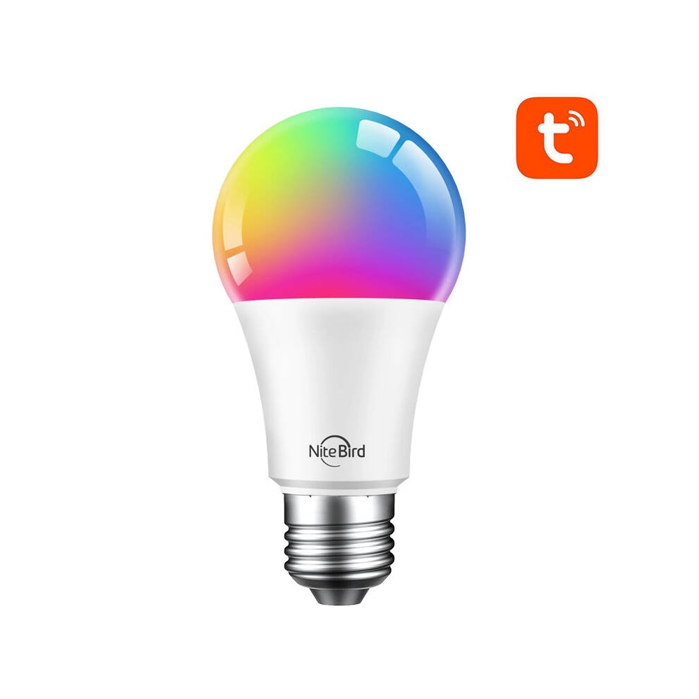 Gosund smart LED-lampe RGB E27 med 16 millioner farger og appkontroll