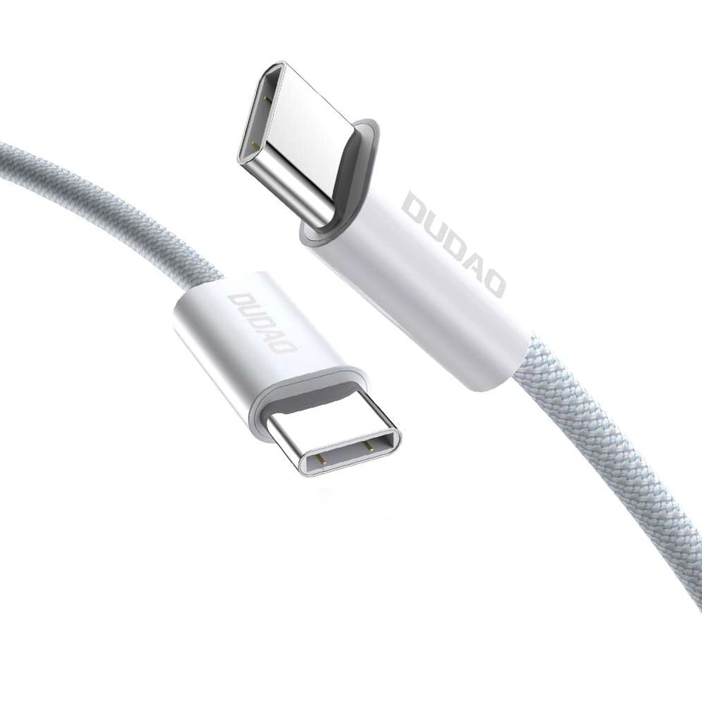 Dudao USB-C-kabel med strømforsyning 30 W 1 m - lyseblå