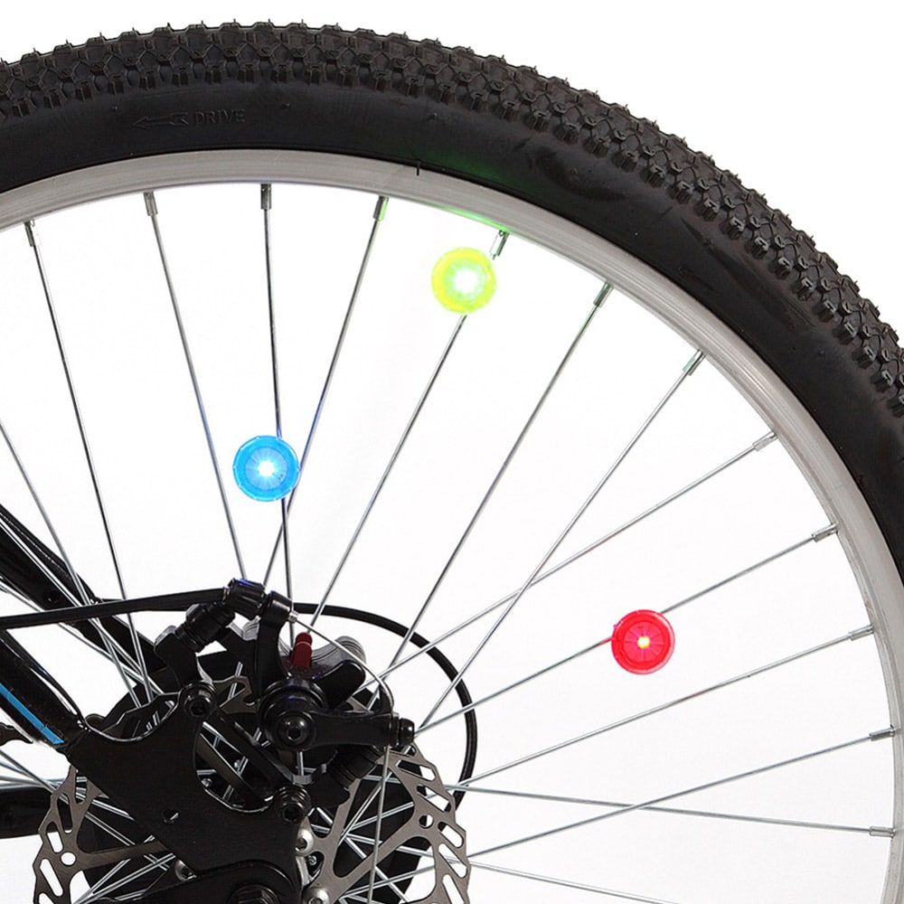 LED-hjullys for sykkel 2-pakning Grønn
