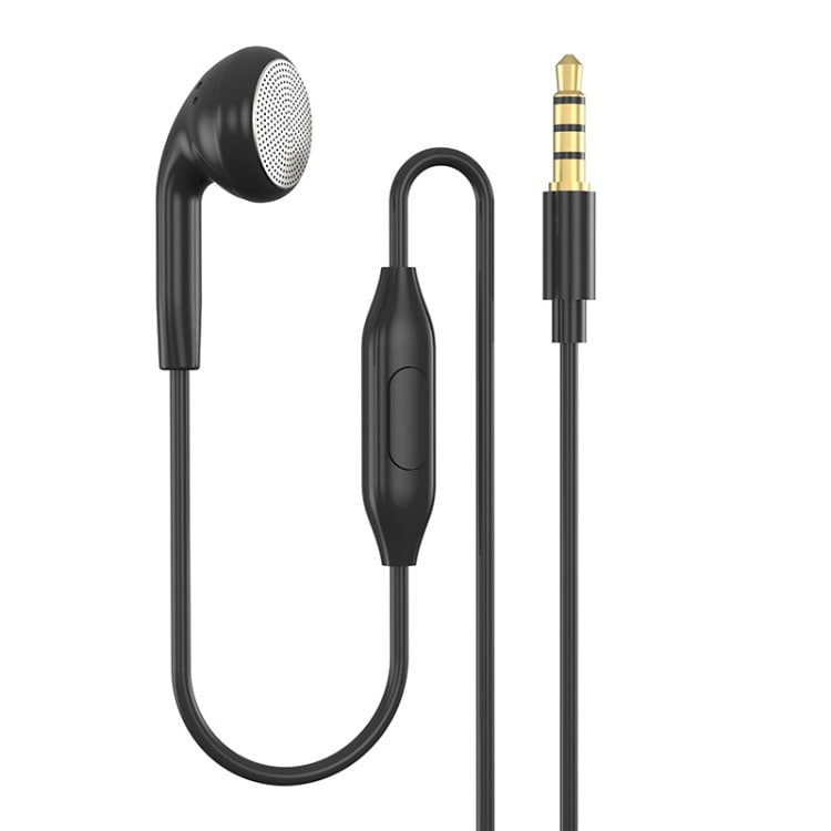 Mono Headset med Mic & 3,5mm Svart