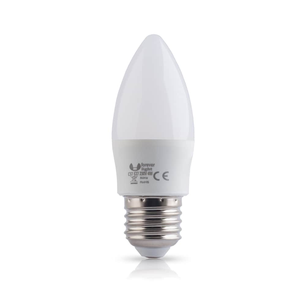 LED-Pære E27 C37 6W 4500K 480lm